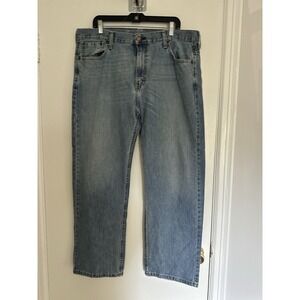Levi's 569 Loose Fit Straight Leg Jeans 36x32 Baggy Med. Wash Denim 100% Cotton